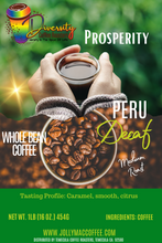 Load image into Gallery viewer, Prosperity Peru Decaf 1lb 16oz. Whole Bean