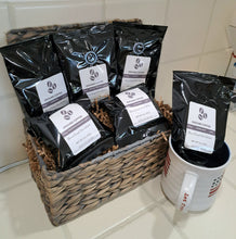 Load image into Gallery viewer, Flavored Coffee Sampler Gift Basket