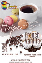 Load image into Gallery viewer, Hope French Vanilla      1lb 16oz. Whole Bean
