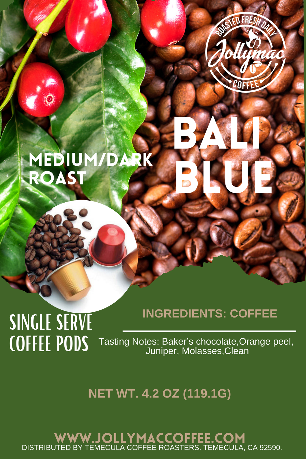 Bali Blue Coffee K-Cup 12-pack