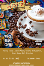 Load image into Gallery viewer, Mexico 5# Whole Bean Wholesale
