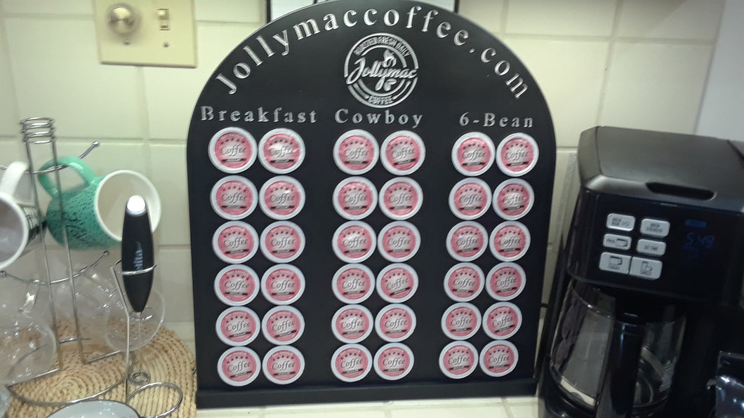 Designer K-Cup Holder, Wood K-Cup Holder, Coffee Bar, 36 Coffee Pod, K-Cup Ladder, K-Cup Storage, K cup Holder, Pods, Coffee Pod Holder