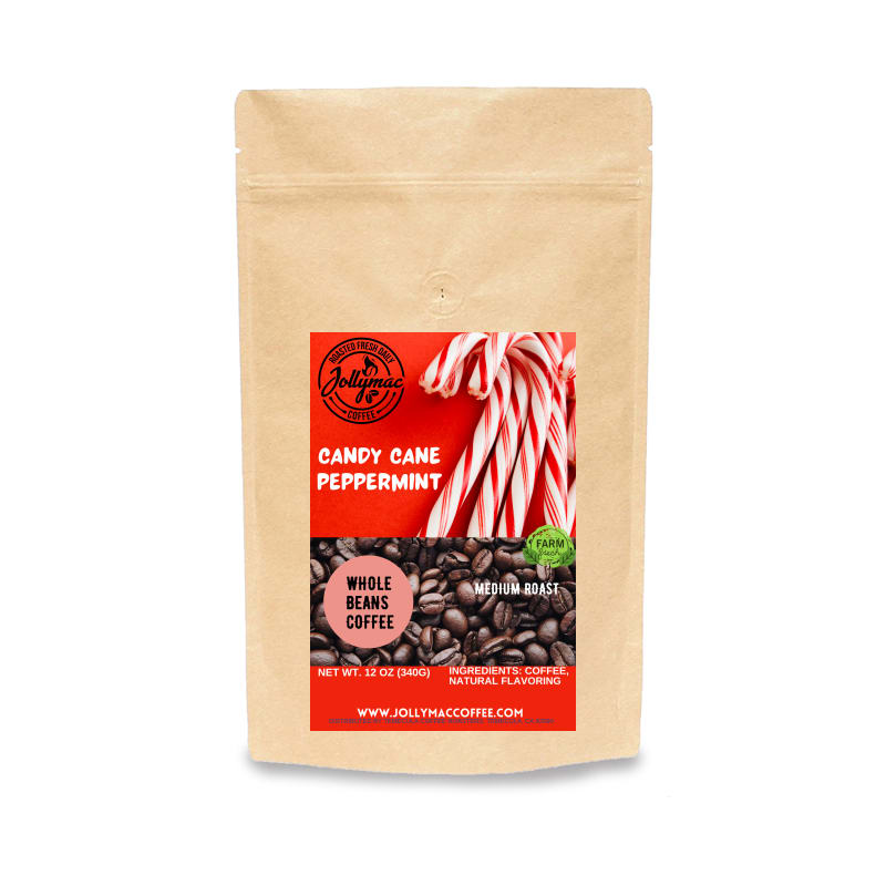 Candy Cane Peppermint 12oz. Whole Bean